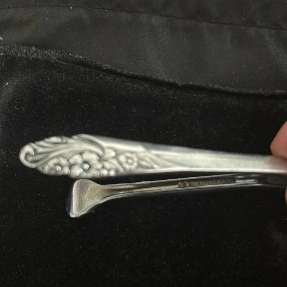 Vintage Silverware Pattern Moneyclip Evening Star by Comminity